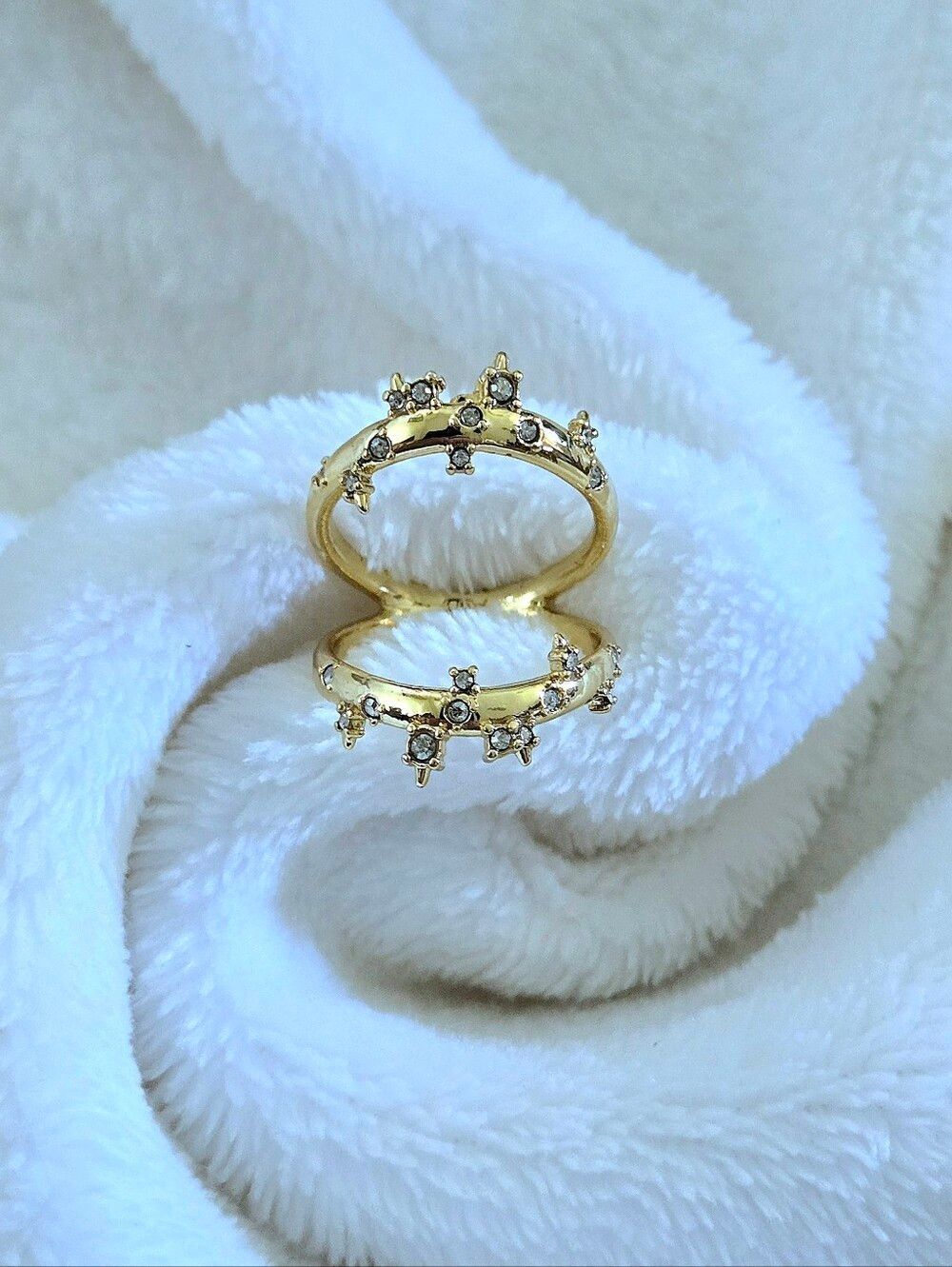 Alexis Bittar Double✌️ Banded Gold💛 Satellite🛰 Ring💍 - Picture 3 of 16